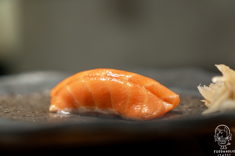 『蒔夜壽司』壽司輕套餐鮭魚握壽司