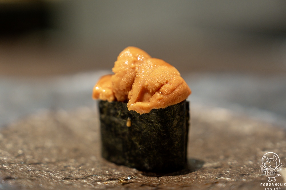 『蒔夜壽司』根室海膽握壽司