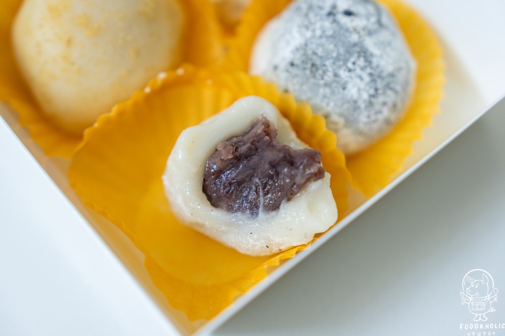 『叩叩麻橘』四入手工麻糬紅豆口味