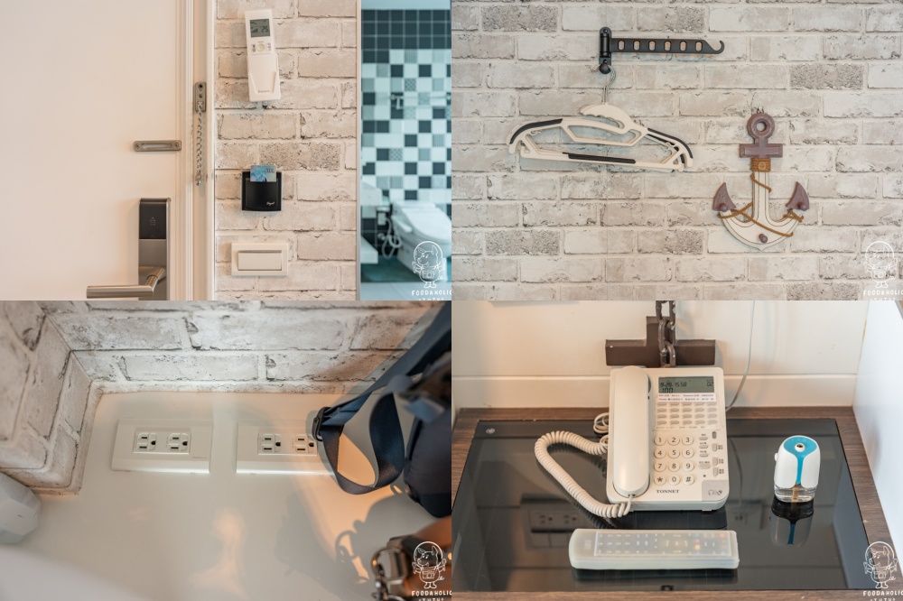 『S.E.A. 藍海曙光民宿』豪華海景雙人房臥房空間