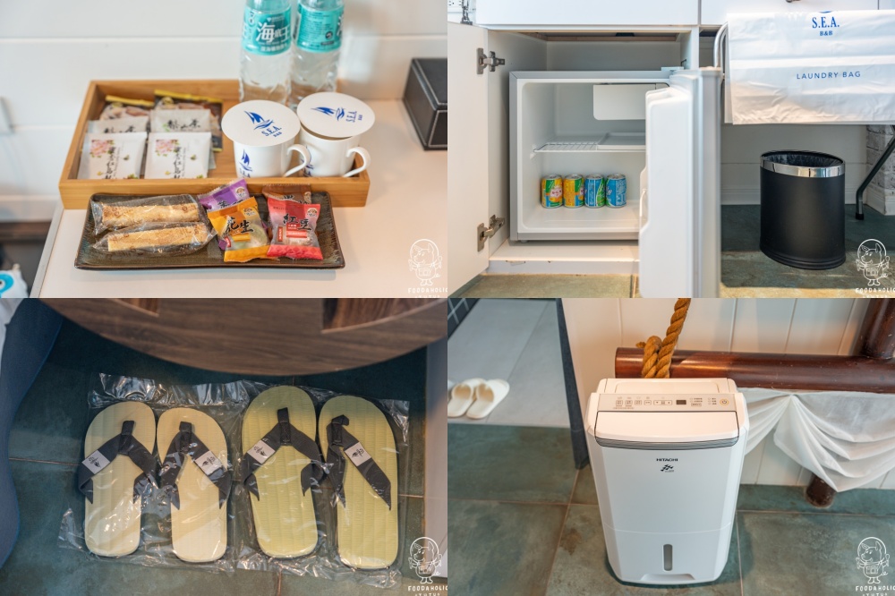 『S.E.A. 藍海曙光民宿』豪華海景雙人房臥房空間