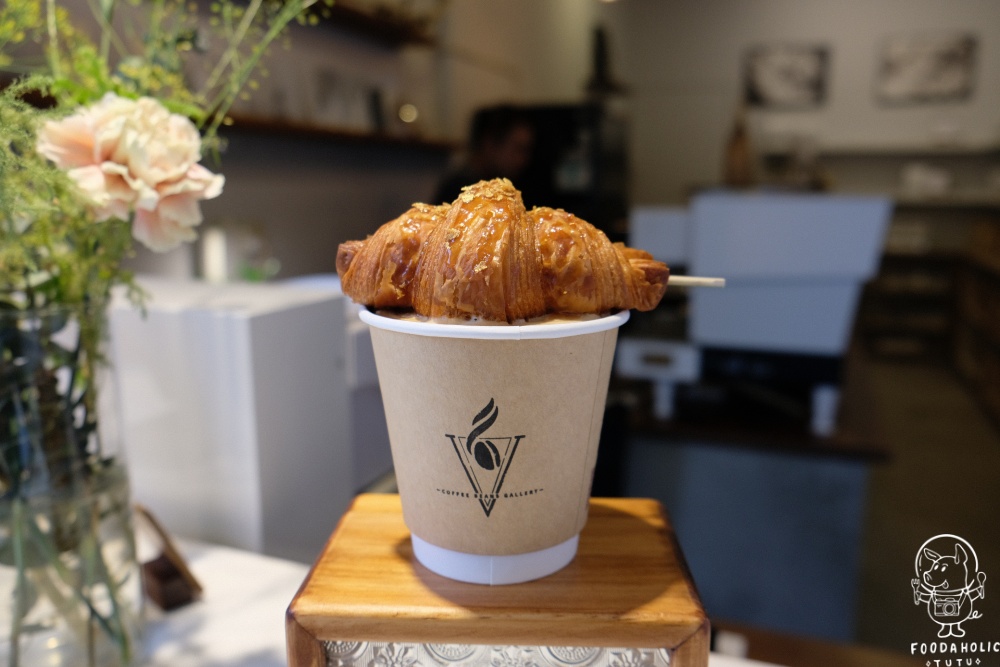 烘豆廊 Coffee BEANS Gallery【可頌＋拿鐵】