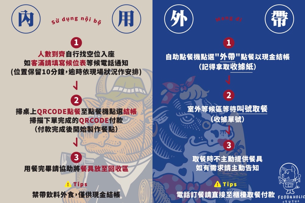 ⚠️Phở Wild 越式生牛肉河粉迴萊店用餐須知注意事項