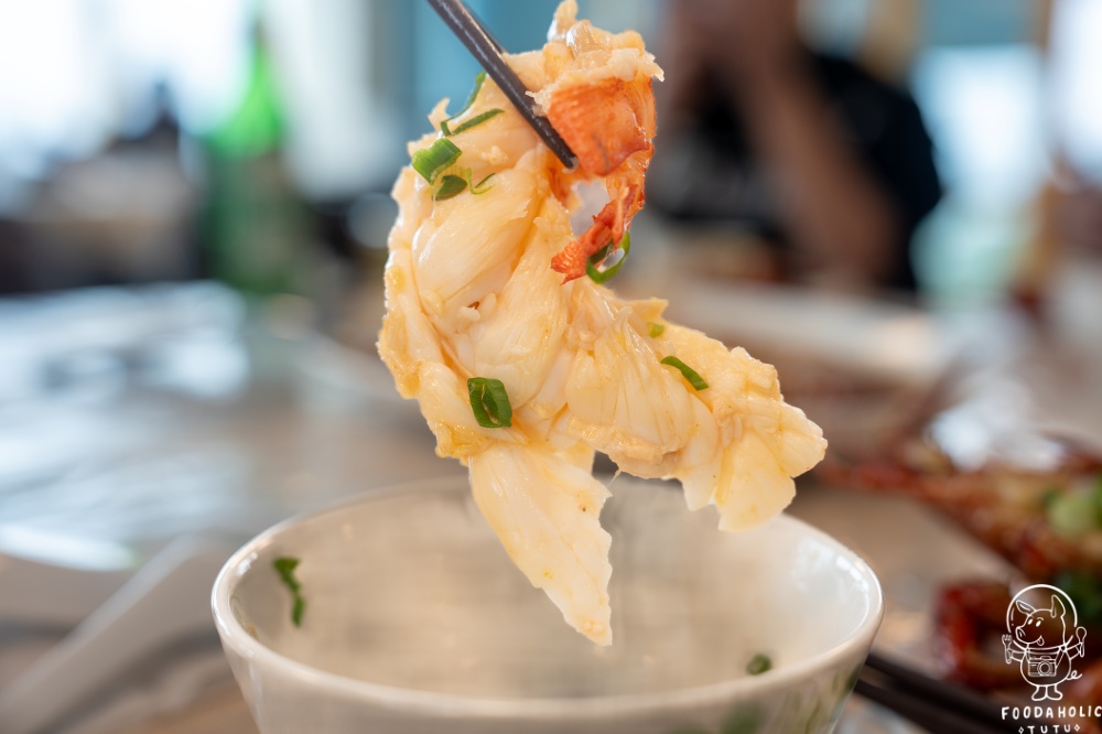 『來去噶瑪蘭餐廳』蒜泥清蒸龍蝦（隻）