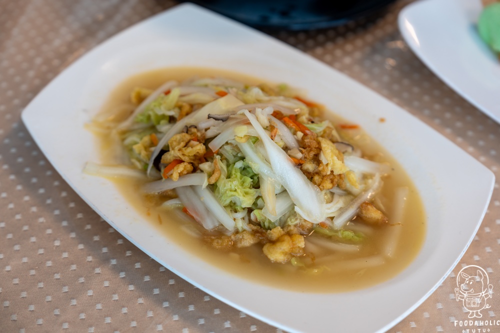 『來去噶瑪蘭餐廳』蛋酥香菇大白菜